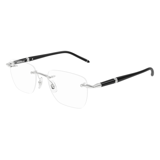 Montura de gafas Montblanc Hombre MB0346O004-SILVER-BLACK-TRANSPARENT53 - MB0346O004-SILVER-BLACK-TRANSPARENT53